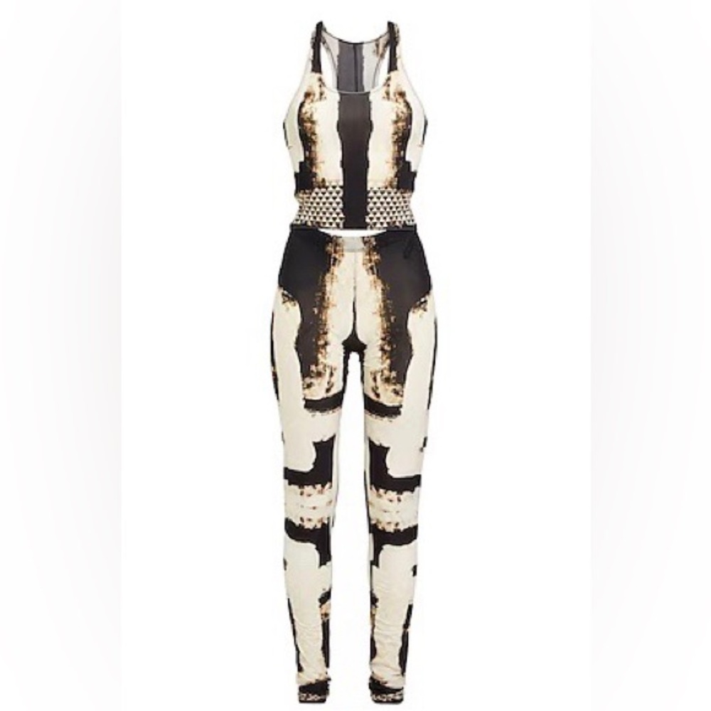 Masnada artisanal moto style set in Gunmetal/chalk white size medium NWT